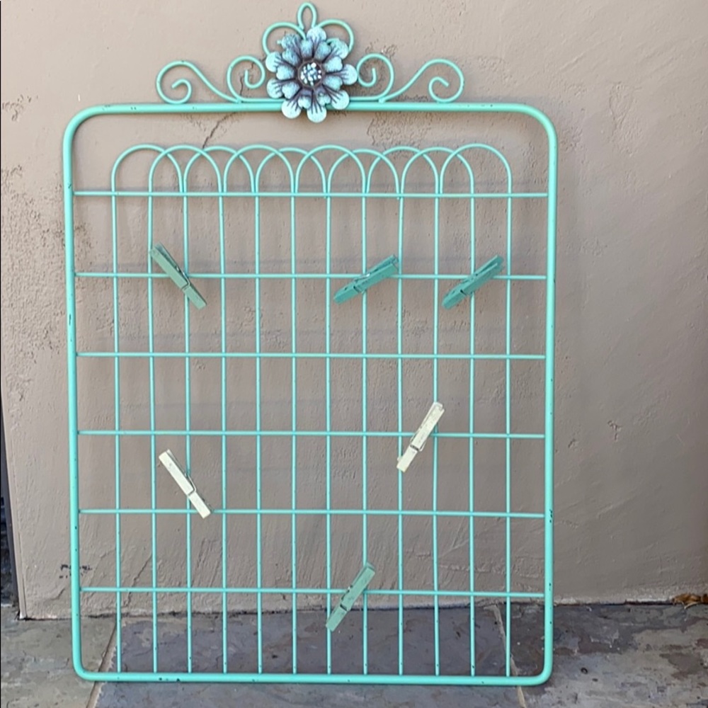 Teal Vintage Photo Holder